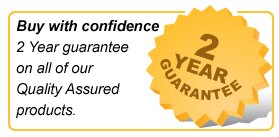 2 year guarantee on all products